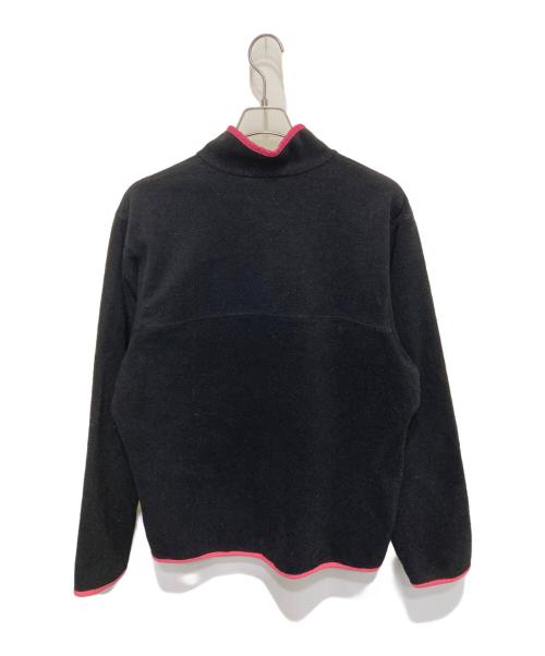 Patagonia（パタゴニア）Patagonia (パタゴニア) フリーススナップTプルオーバー ブラック サイズ:Lの古着・服飾アイテム
