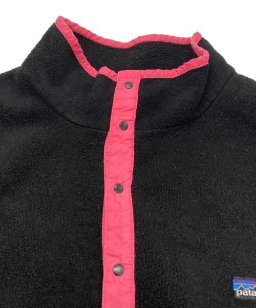 Patagonia（パタゴニア）Patagonia (パタゴニア) フリーススナップTプルオーバー ブラック サイズ:Lの古着・服飾アイテム