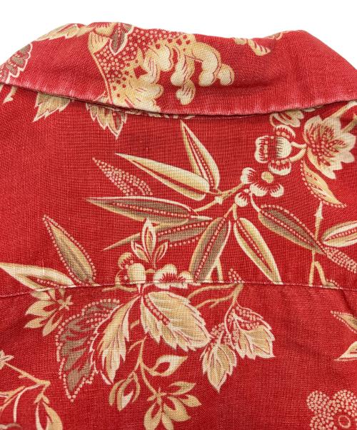 POLO RALPH LAUREN（ポロ・ラルフローレン）POLO RALPH LAUREN (ポロ・ラルフローレン) VINTAGE CAMP オープンカラーシャツ アロハシャツ レッド サイズ:XLの古着・服飾アイテム