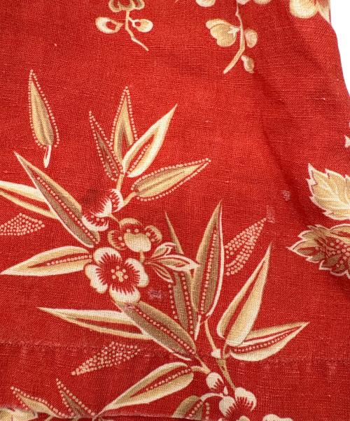 POLO RALPH LAUREN（ポロ・ラルフローレン）POLO RALPH LAUREN (ポロ・ラルフローレン) VINTAGE CAMP オープンカラーシャツ アロハシャツ レッド サイズ:XLの古着・服飾アイテム