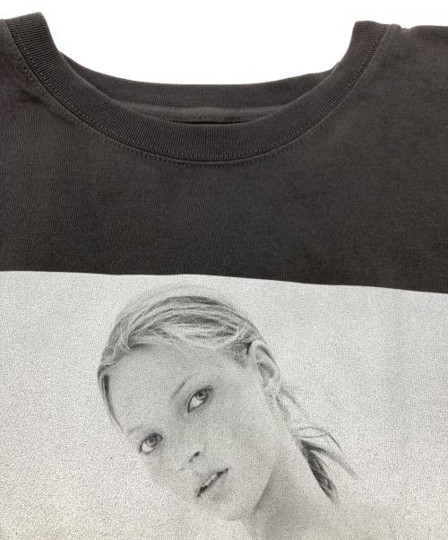 biotope（ビオトープ）biotope (ビオトープ) フォトプリントTシャツ グレー サイズ:XLの古着・服飾アイテム