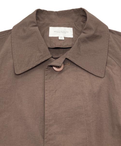 BEAUTY&YOUTH（ビューティーアンドユース）BEAUTY&YOUTH (ビューティーアンドユース) ナイロンナイロンコート ブラウン サイズ:Ｓの古着・服飾アイテム