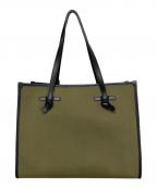 GIANNI CHIARINIジャンニ キアリーニ）の古着「マルチェッラ トートバッグ」｜オリーブ