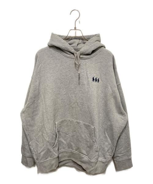 POLO RALPH LAUREN（ポロ・ラルフローレン）POLO RALPH LAUREN (ポロ・ラルフローレン) ビッグフィットヘビーウェイト フリース フーディ グレー サイズ:XXLの古着・服飾アイテム