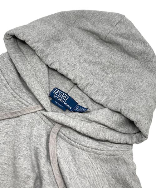 POLO RALPH LAUREN（ポロ・ラルフローレン）POLO RALPH LAUREN (ポロ・ラルフローレン) ビッグフィットヘビーウェイト フリース フーディ グレー サイズ:XXLの古着・服飾アイテム