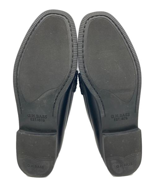 G.H.BASS（ジーエイチバス）G.H.BASS (ジーエイチバス) LARSON ローファー ブラック サイズ:UK7.5の古着・服飾アイテム