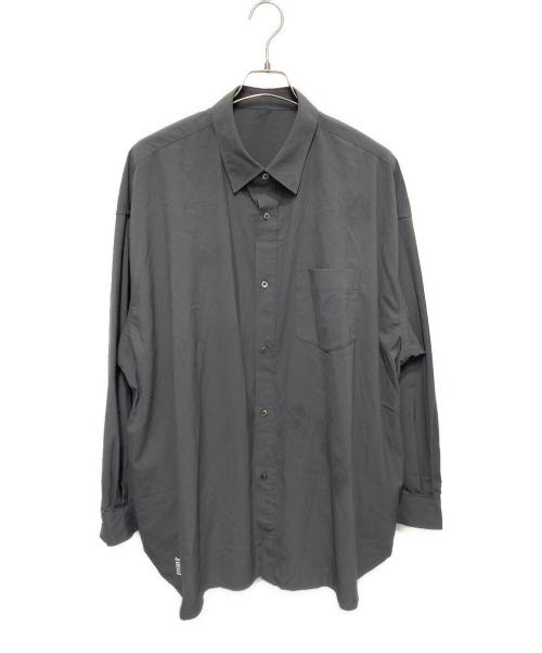 FreshService（フレッシュサービス）FreshService (フレッシュサービス) WOOLY CLOTH REGULAR COLLAR SHIRT グレー サイズ:FREEの古着・服飾アイテム
