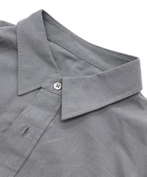 FreshService（フレッシュサービス）FreshService (フレッシュサービス) WOOLY CLOTH REGULAR COLLAR SHIRT グレー サイズ:FREEの古着・服飾アイテム