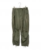 KAPTAIN SUNSHINEキャプテンサンシャイン）の古着「Wide Over Pants / ワイドオーバーパンツ」｜オリーブ