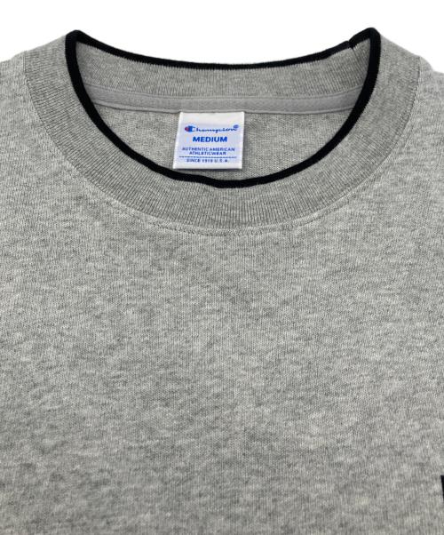 Champion（チャンピオン）Champion (チャンピオン) ショートスリーブポケットTシャツ グレー サイズ:Ｍの古着・服飾アイテム