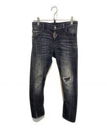 DSQUARED2（ディースクエアード）の古着「SEXY TWIST JEAN」｜ブラック