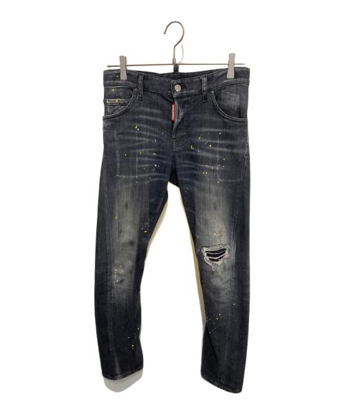 DSQUARED2（ディースクエアード）DSQUARED2 (ディースクエアード) SEXY TWIST JEAN ブラック サイズ:42の古着・服飾アイテム