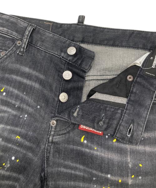 DSQUARED2（ディースクエアード）DSQUARED2 (ディースクエアード) SEXY TWIST JEAN ブラック サイズ:42の古着・服飾アイテム