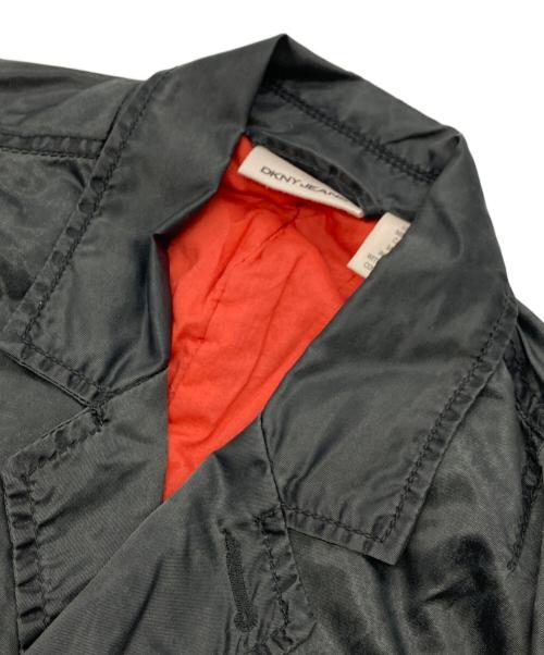 DKNY JEANS（ダナキャラン ニューヨーク ジーンズ）DKNY JEANS (ダナキャラン ニューヨーク ジーンズ) 90’Sナイロンテーラードジャケット カーキ サイズ:Lの古着・服飾アイテム