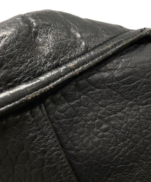 KADOYA MACEES（カドヤ・マシーズ）KADOYA MACEES (カドヤ・マシーズ) シープレザーブルゾン ブラック サイズ:XLの古着・服飾アイテム