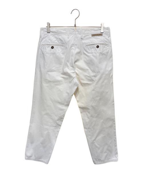 INCOTEX（インコテックス）INCOTEX (インコテックス) コットントラウザーパンツ ホワイト サイズ:33の古着・服飾アイテム