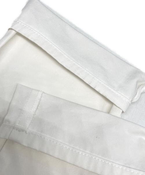 INCOTEX（インコテックス）INCOTEX (インコテックス) コットントラウザーパンツ ホワイト サイズ:33の古着・服飾アイテム