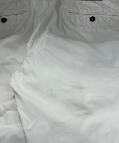INCOTEX（インコテックス）INCOTEX (インコテックス) コットントラウザーパンツ ホワイト サイズ:33の古着・服飾アイテム