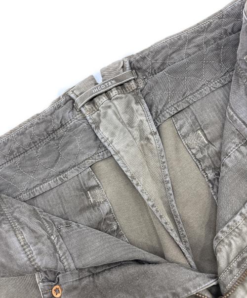 INCOTEX（インコテックス）INCOTEX (インコテックス) パッチワークトラウザー オリーブ サイズ:34の古着・服飾アイテム