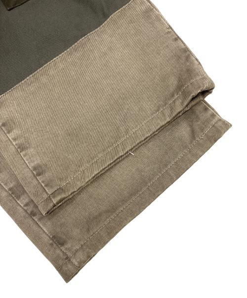 INCOTEX（インコテックス）INCOTEX (インコテックス) パッチワークトラウザー オリーブ サイズ:34の古着・服飾アイテム