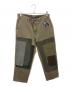 INCOTEX（インコテックス）の古着「パッチワークトラウザー」｜オリーブ
