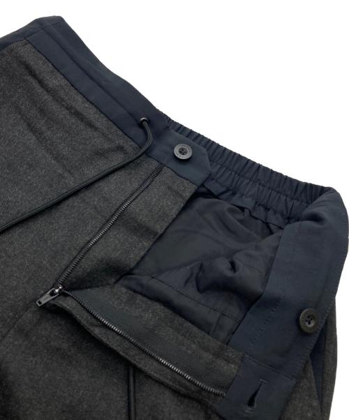 INCOTEX（インコテックス）INCOTEX (インコテックス) ウールイージーパンツ グレー サイズ:48の古着・服飾アイテム