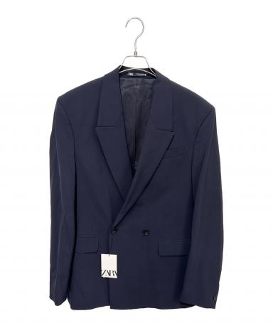 中古・古着通販】ZARA (ザラ) テーラードジャケット ネイビー サイズ