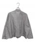 mizuiro-ind (ミズイロインド) レーススタンドカラーワイドシャツ グレー サイズ:FREE：6000円