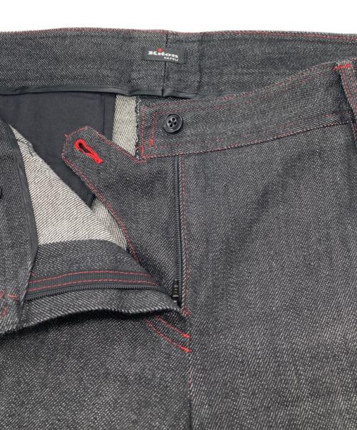kiton（キートン）kiton (キートン) デニムパンツ ブラック サイズ:44の古着・服飾アイテム