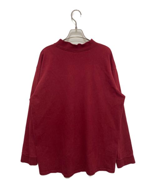 NIKE（ナイキ）NIKE (ナイキ) 00’Sモックネックカットソー レッド サイズ:Lの古着・服飾アイテム