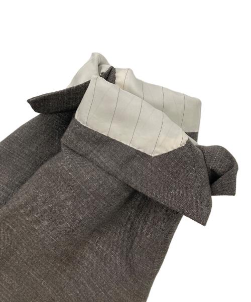 TOMORROW LAND（トゥモローランド）TOMORROW LAND (トゥモローランド) DALSASSOウールリネンセットアップスーツ ブラウン サイズ:Ｓの古着・服飾アイテム