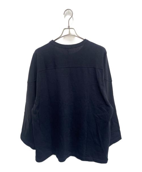 COMOLI（コモリ）COMOLI (コモリ) フットボールTシャツ ネイビー サイズ:3の古着・服飾アイテム
