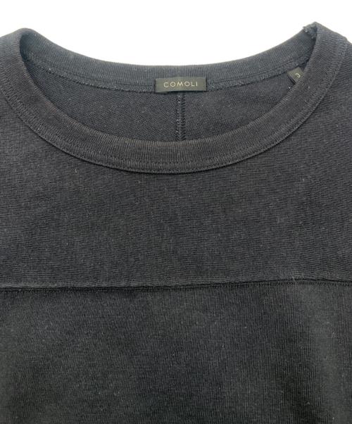 COMOLI（コモリ）COMOLI (コモリ) フットボールTシャツ ネイビー サイズ:3の古着・服飾アイテム