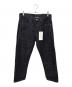 A.PRESSE（アプレッセ）の古着「black washed denim pants」｜ブラック