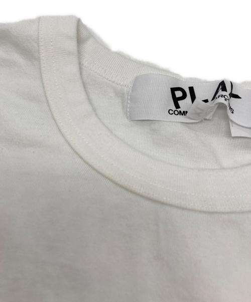 PLAY COMME des GARCONS（プレイコムデギャルソン）PLAY COMME des GARCONS (プレイ コムデギャルソン) THE NORTH FACE (ザ ノース フェイス) コラボTシャツ ホワイト サイズ:XLの古着・服飾アイテム