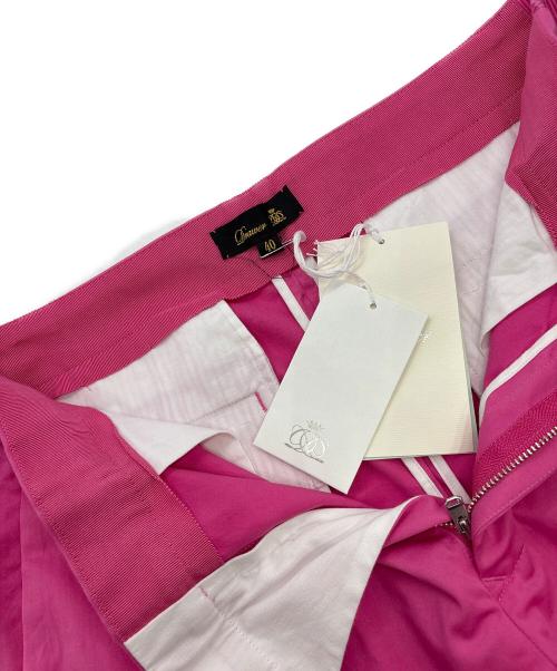 DRAWER（ドゥロワー）DRAWER (ドゥロワー) 1タック テーパードパンツ ショッキングピンク サイズ:40の古着・服飾アイテム