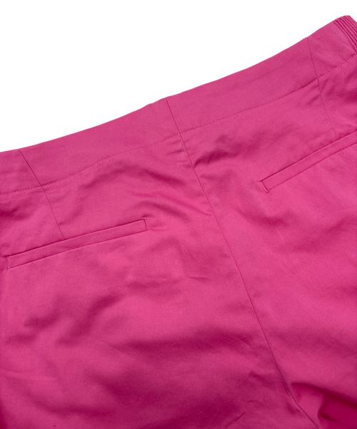 DRAWER（ドゥロワー）DRAWER (ドゥロワー) 1タック テーパードパンツ ショッキングピンク サイズ:40の古着・服飾アイテム