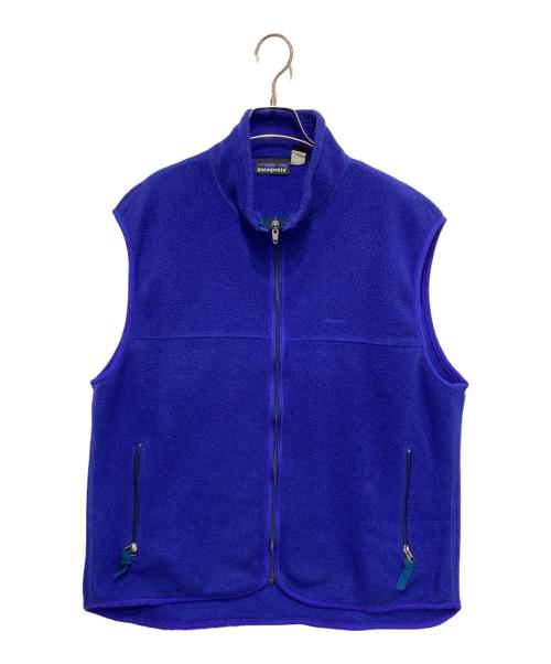Patagonia（パタゴニア）Patagonia (パタゴニア) フリースベスト ブルー サイズ:Lの古着・服飾アイテム