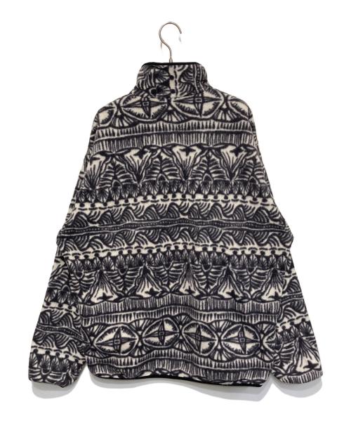 Patagonia（パタゴニア）Patagonia (パタゴニア) ライトウェイト シンチラスナップT ホワイト×グレー サイズ:Lの古着・服飾アイテム