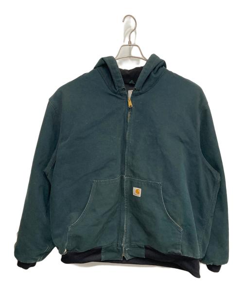 CarHartt（カーハート）CarHartt (カーハート) 裏サーマル ダックアクティブジャケット ダークグリーン サイズ:2XLの古着・服飾アイテム