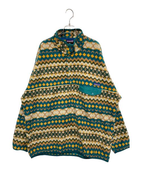 Patagonia（パタゴニア）Patagonia (パタゴニア) 総柄 シンチラスナップT マルチカラー サイズ:XXLの古着・服飾アイテム
