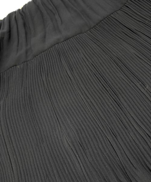 maison de R（メゾンドアール）maison de R (メゾンドアール) ジョーゼットプリーツワンピース ネイビー サイズ:FREEの古着・服飾アイテム