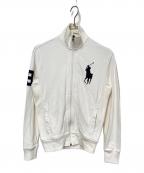 POLO RALPH LAURENポロ・ラルフローレン）の古着「ビッグポニー トラックジャケット」｜ホワイト