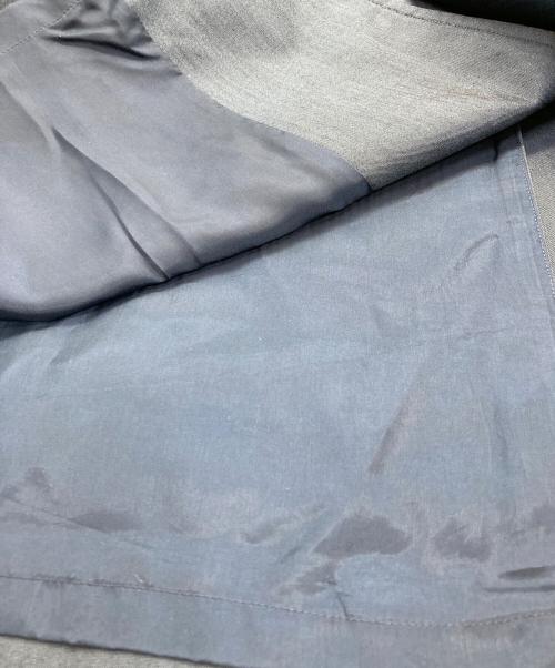 Aquascutum（アクアスキュータム）Aquascutum (アクアスキュータム) ウールシルク ステンカラーコート ネイビー サイズ:38の古着・服飾アイテム