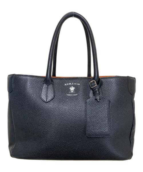 A.D.M.J.（エーディーエムジェイ）A.D.M.J. (エーディーエムジェイ) トートバッグ ブラックの古着・服飾アイテム