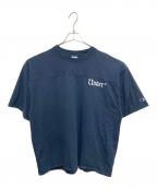 Champion×UNDER RONHERMANチャンピオン×）の古着「フットボール ロゴ ティー」｜ネイビー