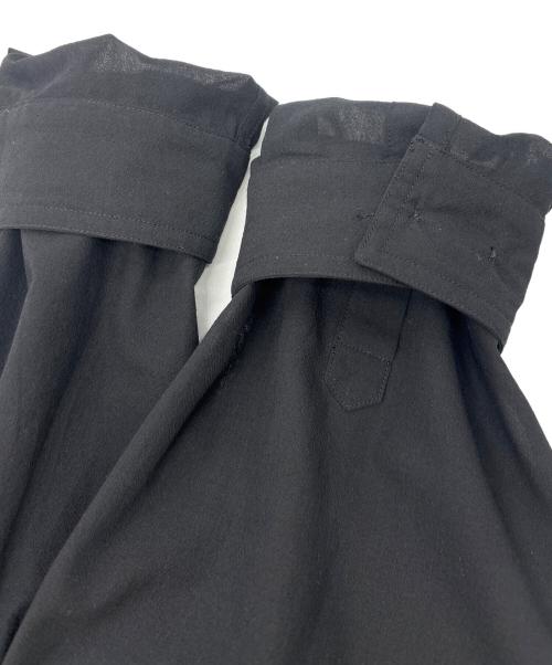 SEDAN ALL-PURPOSE（セダンオールパーパス）SEDAN ALL-PURPOSE (セダンオールパーパス) Convertible Work Shirt　コンバーチブルワークシャツ ブラック サイズ:XLの古着・服飾アイテム