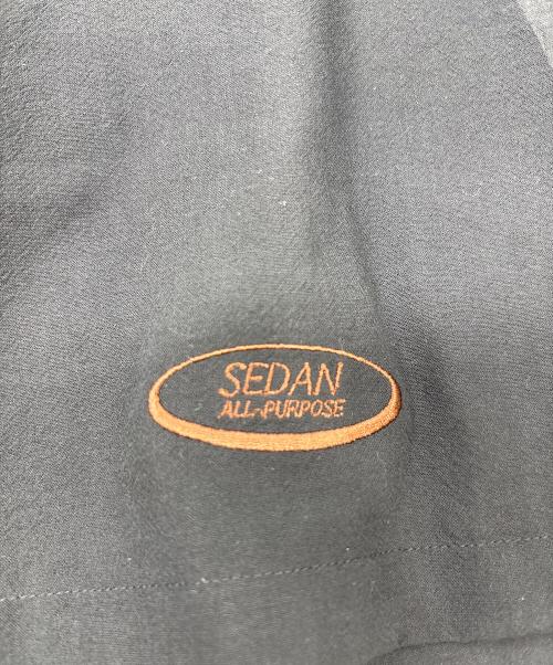 SEDAN ALL-PURPOSE（セダンオールパーパス）SEDAN ALL-PURPOSE (セダンオールパーパス) Convertible Work Shirt　コンバーチブルワークシャツ ブラック サイズ:XLの古着・服飾アイテム