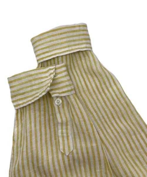 23区（ニジュウサンク）23区 (ニジュウサンク) 長袖シャツ イエロー サイズ:38の古着・服飾アイテム