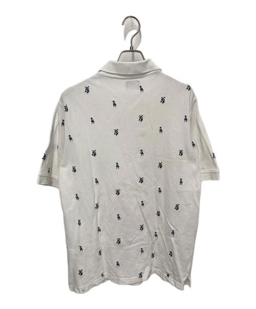 stussy（ステューシー）stussy (ステューシー) ポロシャツ ホワイト サイズ:Ｍの古着・服飾アイテム